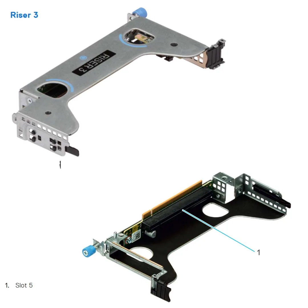 Dell PowerEdge Riser Config 2 R1A R2A R3