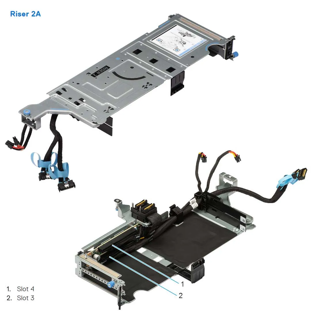 Dell PowerEdge Riser Config 2 R1A R2A R3