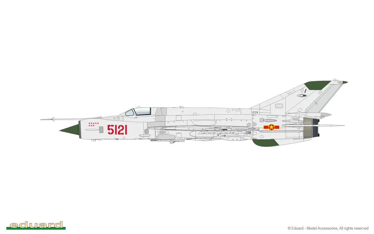 Eduard 70142 MiG-21MF Fighter Bomber ProfiPACK 1/72 Model Kit