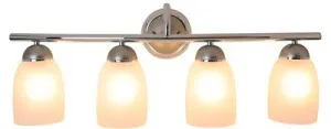 Essen Vanity Fixture Polished Chrome 29 Inch  Uses (4) 100-Watt Incandescent Medium Base Lamps