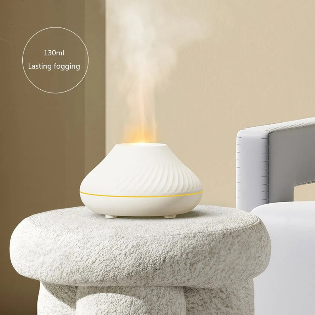 Flame Effect Air Humidifier 7 Colors Changing LED