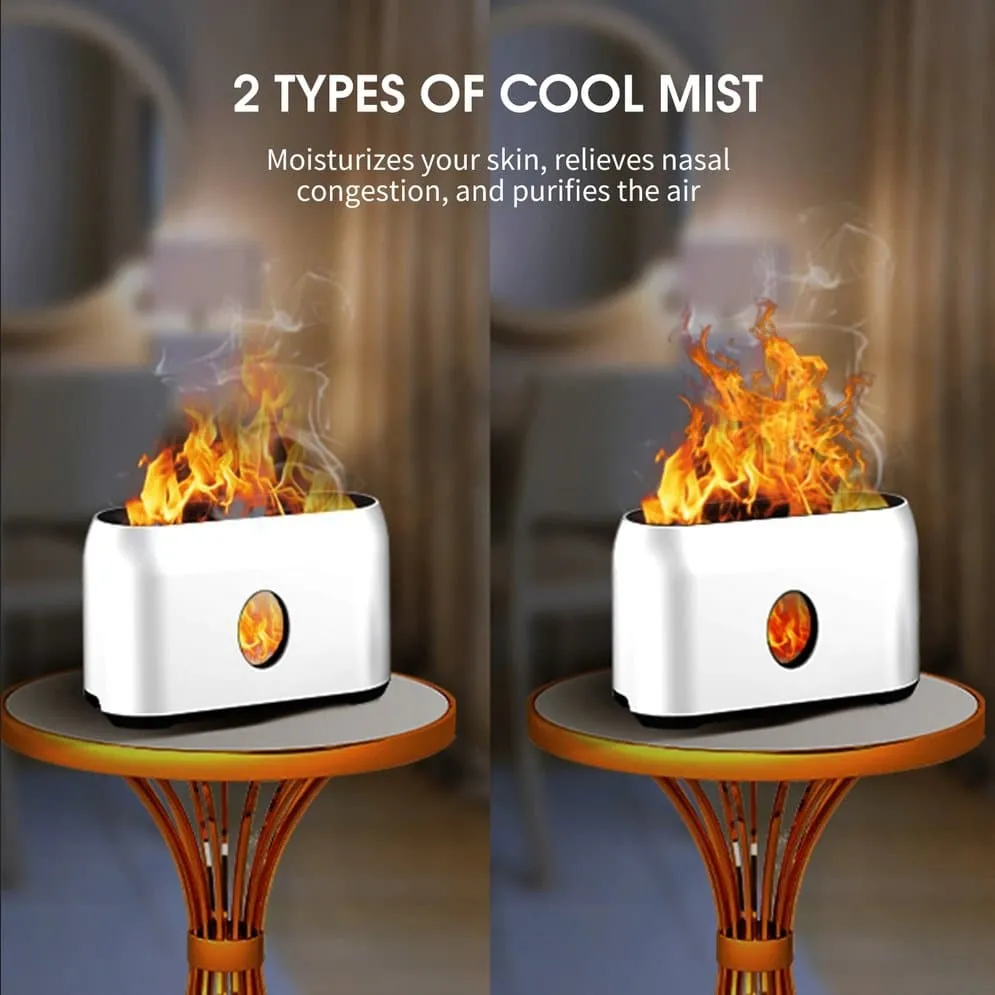 Flame Mist Humidifier with Remote Control (200ml)