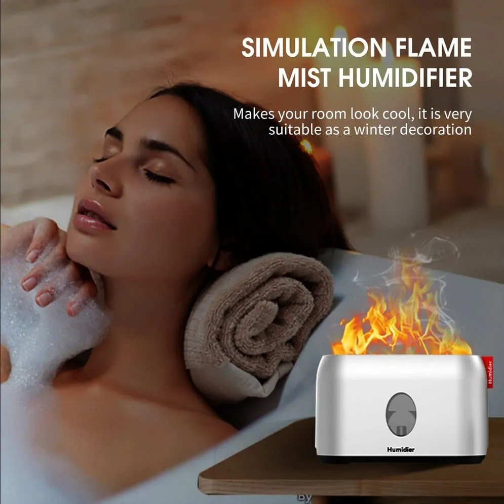 Flame Mist Humidifier with Remote Control (200ml)