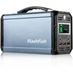 FlashFish 300W Solar Generator 60000mAh Portable Power Station