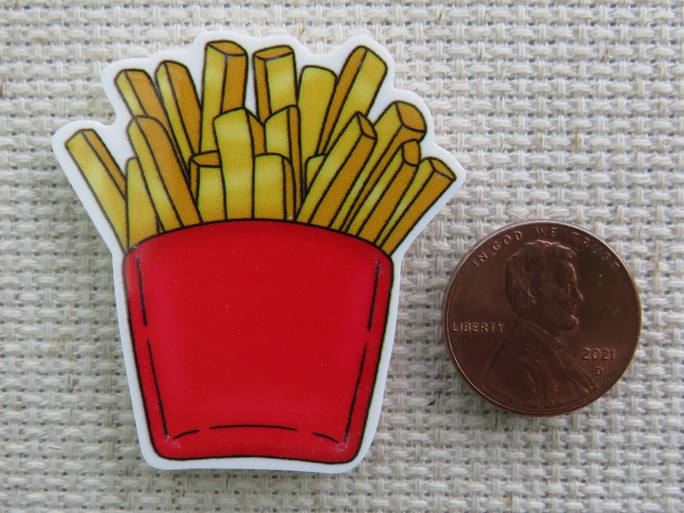 French Fries Needle Minder, Cover Minder, Magnet LAST ONE!