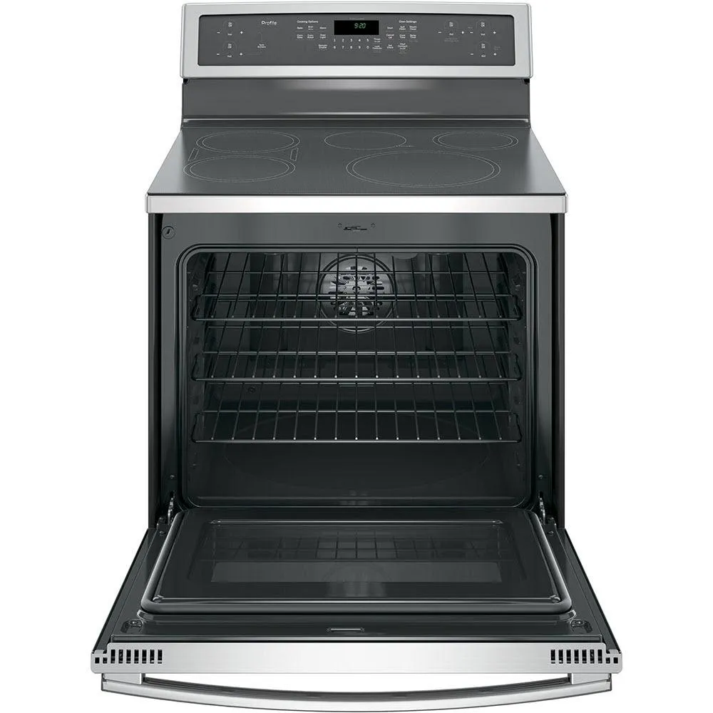 GE Profile Cuisinière amovible à induction de 30 po avec convection véritable PCHB920YMFS