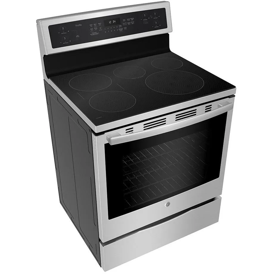 GE Profile Cuisinière amovible à induction de 30 po avec convection véritable PCHB920YMFS