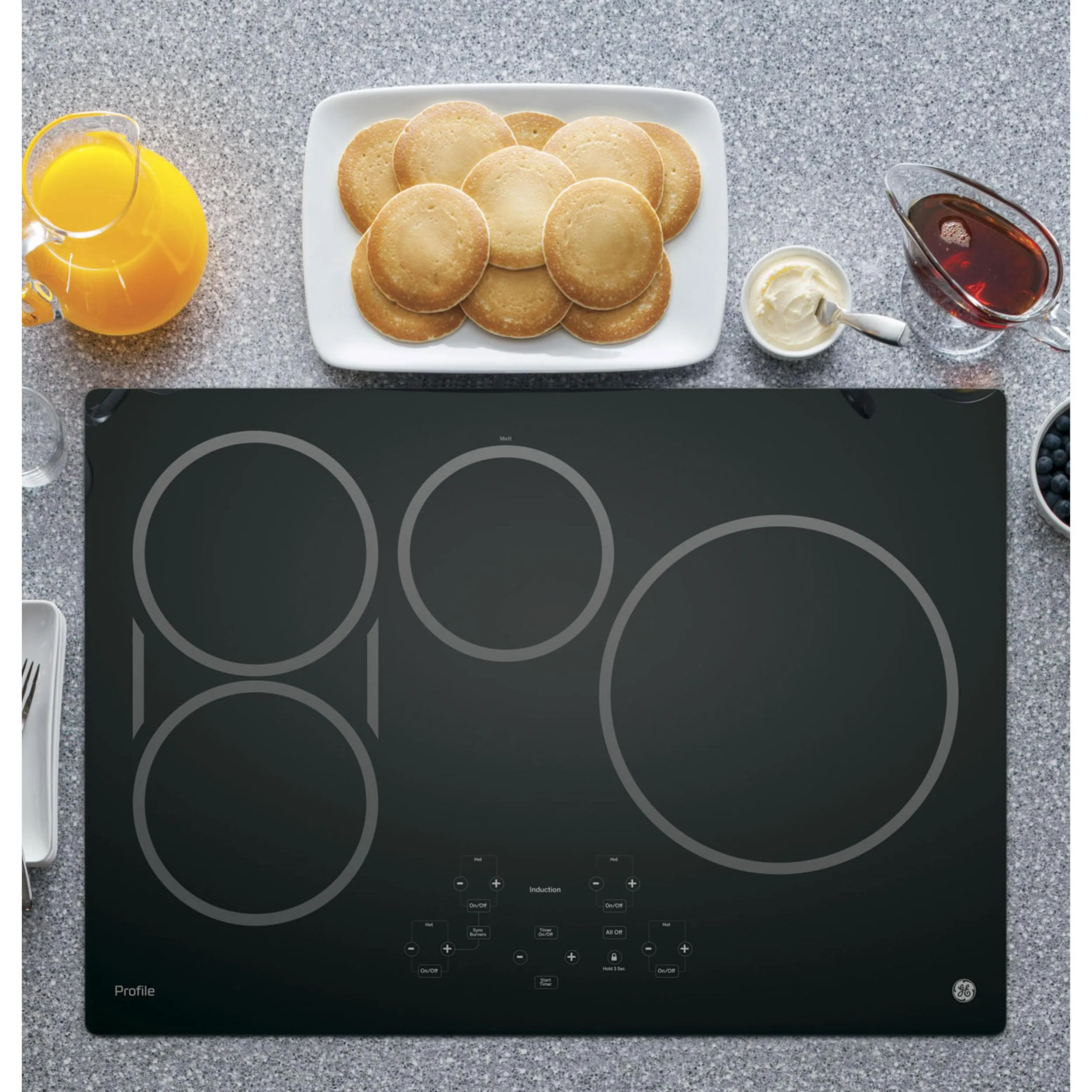 GE Profile Table de cuisson encastrée à induction de 30 po PHP9030DJBB