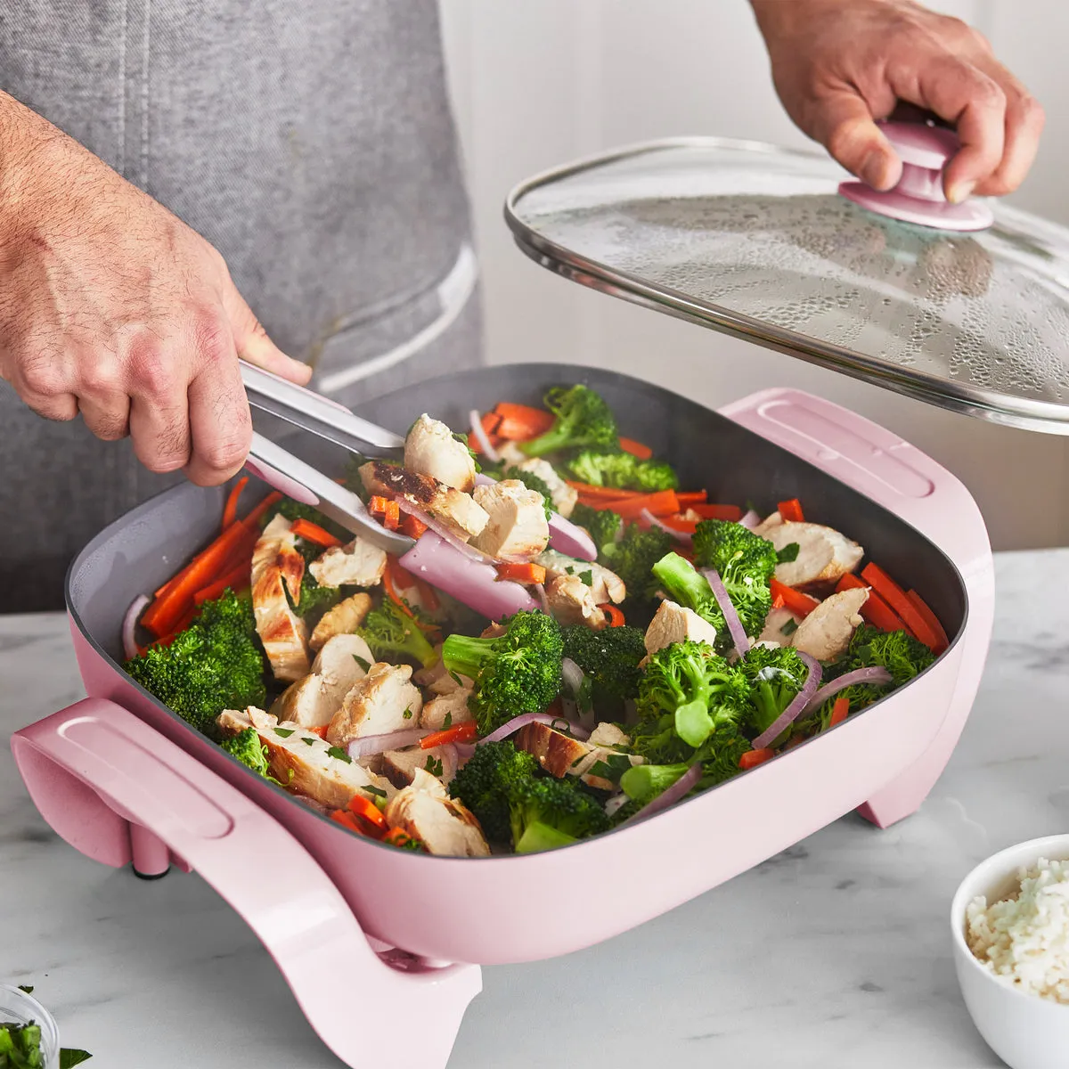 GreenLife Electric Skillet | Pink