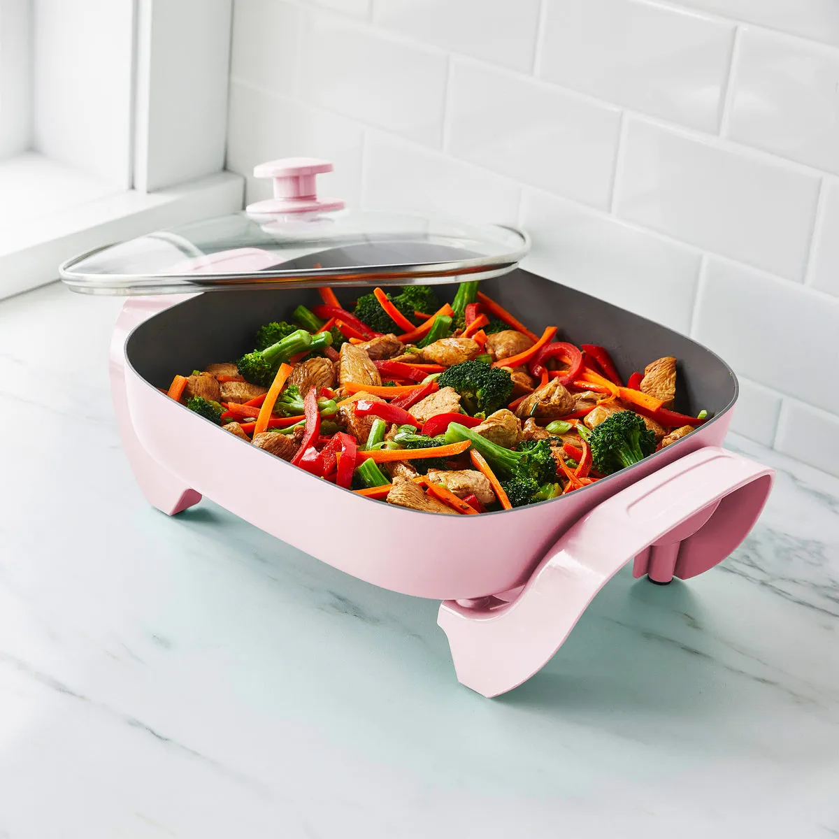 GreenLife Electric Skillet | Pink