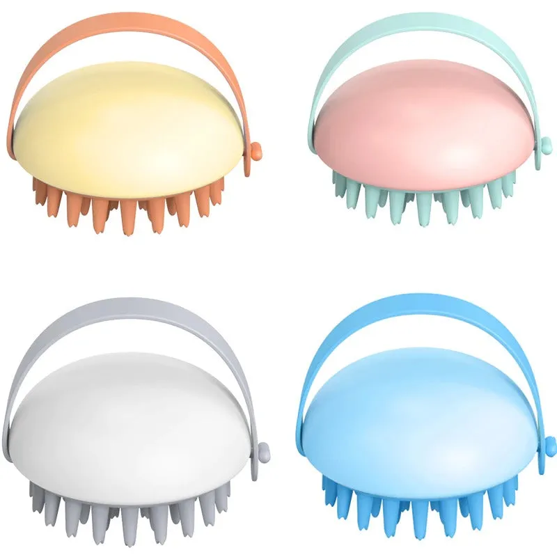 Handheld Silicone Scalp Massager and Cleaner Brush