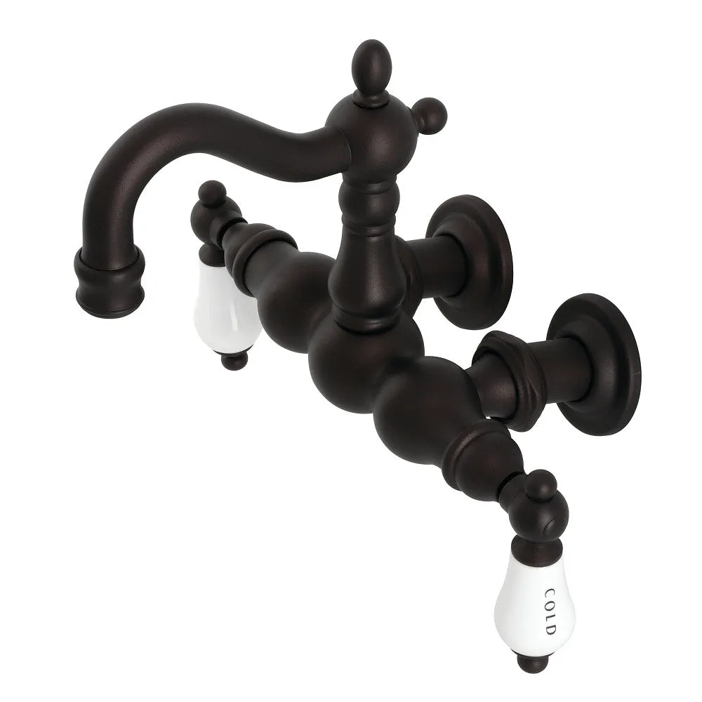 Heritage 3-3/8" Tub Wall Mount Clawfoot Tub Faucet