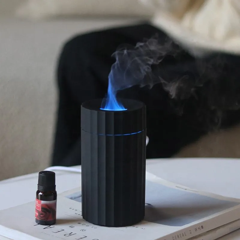 HIVAGI® Create a Relaxing Atmosphere with the Unique 3D Flame Light Essential Oil Diffuser.