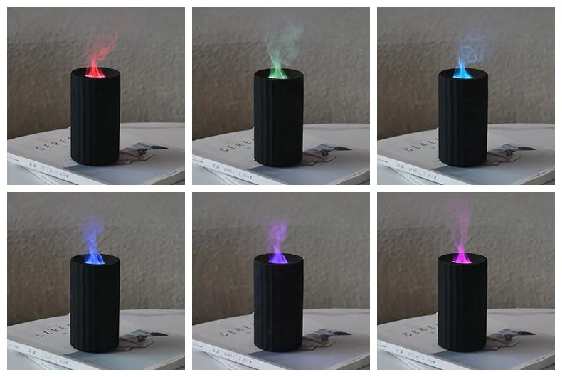 HIVAGI® Create a Relaxing Atmosphere with the Unique 3D Flame Light Essential Oil Diffuser.