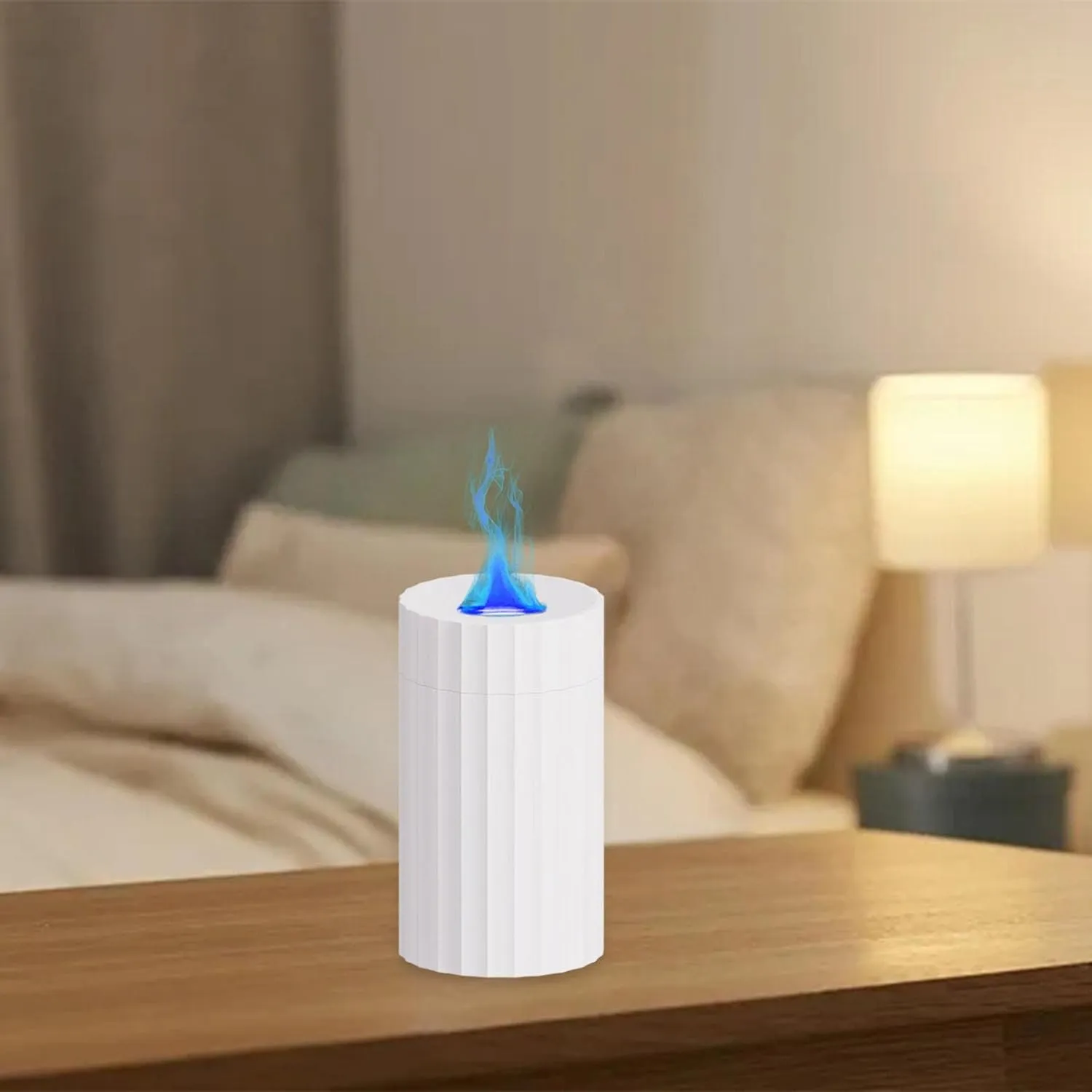 HIVAGI® Create a Relaxing Atmosphere with the Unique 3D Flame Light Essential Oil Diffuser.