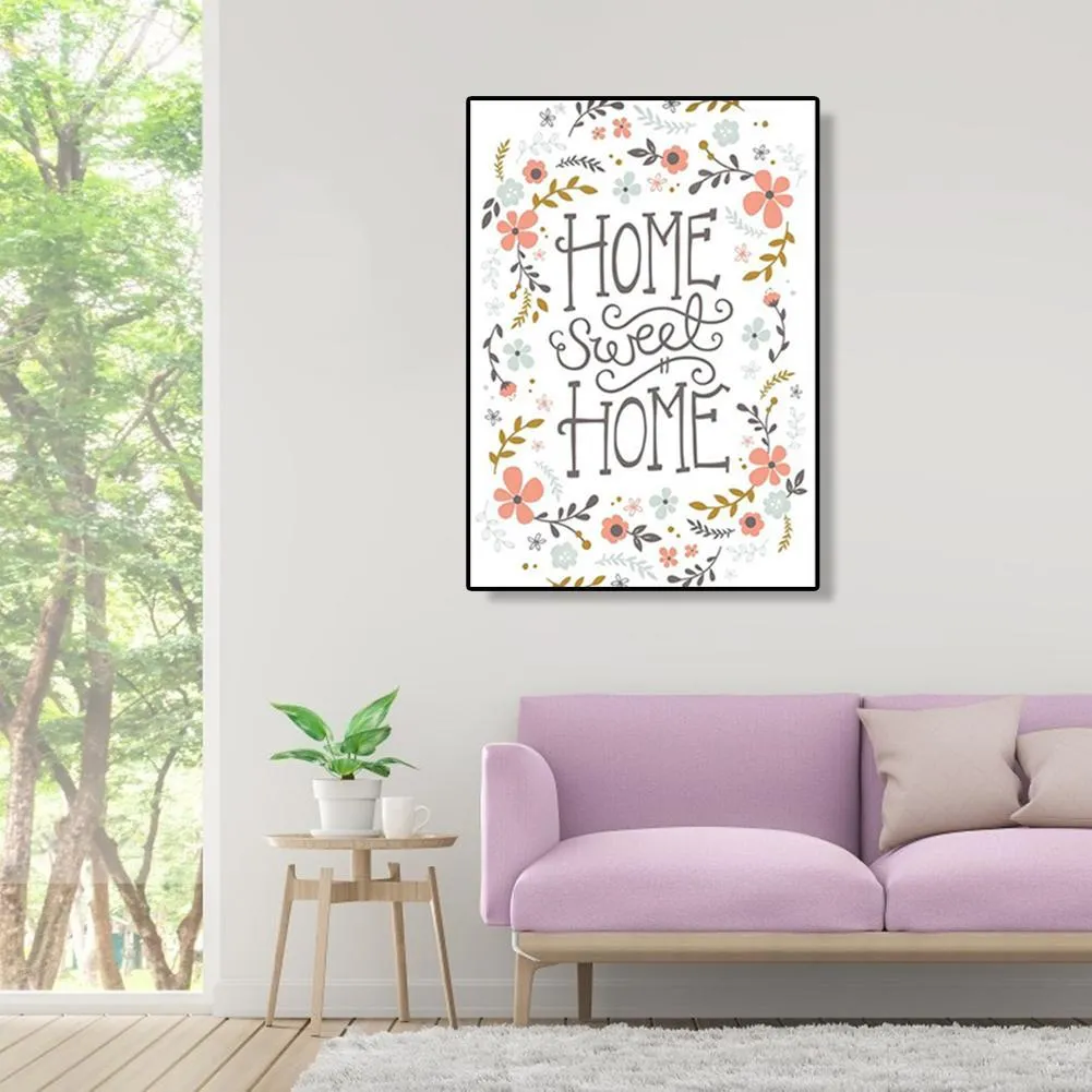 Home -Full Diamond Painting - (Canvas 30*40cm/11.81*15.75in)