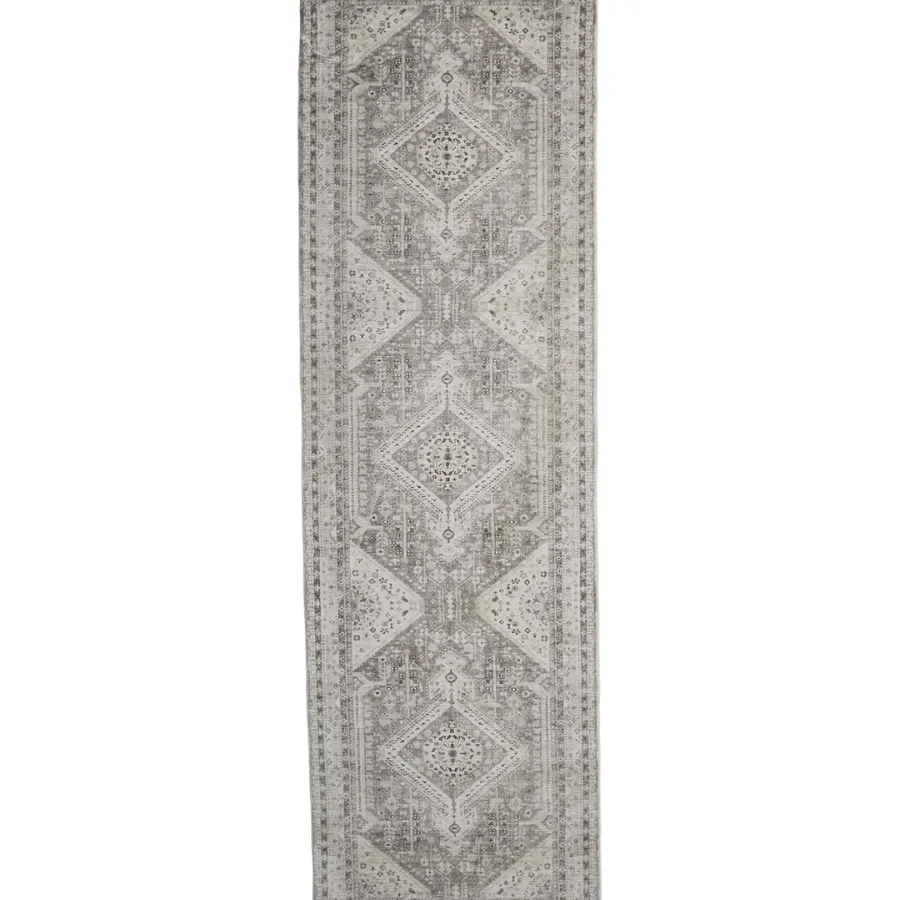 Lagos Grey Machine Washable Rug