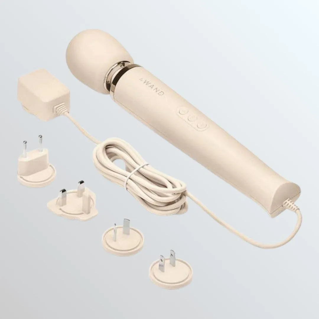 Le Wand Corded Vibrating Wand Massager - Cream