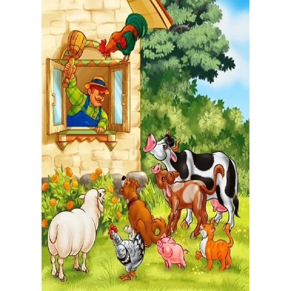 Livestock - Full Diamond Painting - (Canvas 30*40cm/11.81*15.75in)