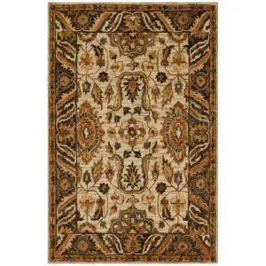 Loloi Victoria VK-02 Ivory and Dark Taupe Rug