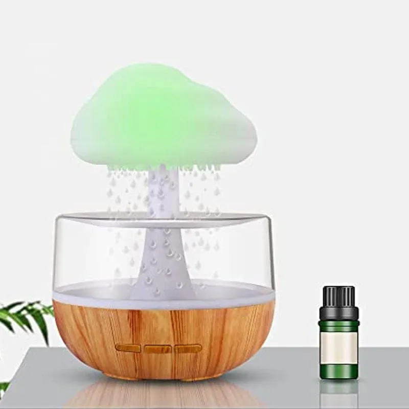 LovelyRLovely 2-in-1 Rain Cloud Aromatherapy Diffuser Lamp