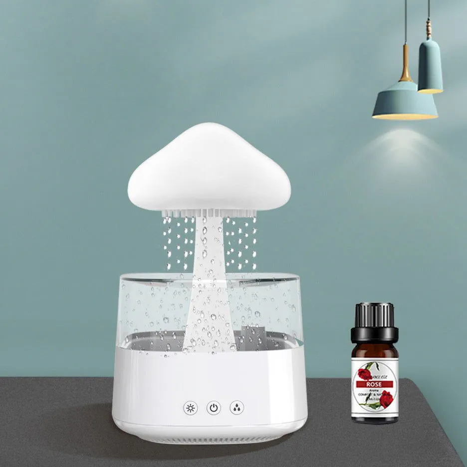 LovelyRLovely 2-in-1 Rain Cloud Aromatherapy Diffuser Lamp