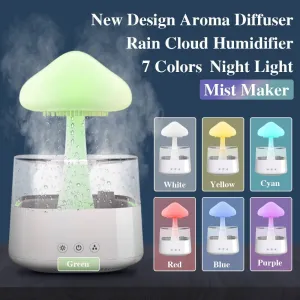 LovelyRLovely 2-in-1 Rain Cloud Aromatherapy Diffuser Lamp