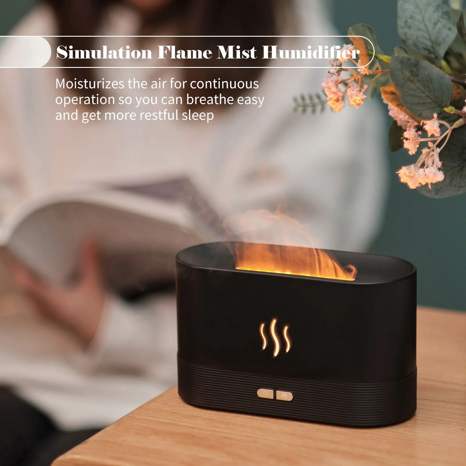 LovelyRLovely Aroma Diffuser With Flame Light