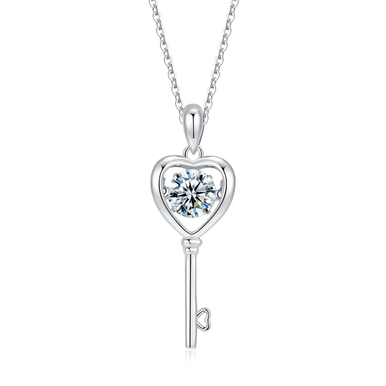 Lover's key smart necklace