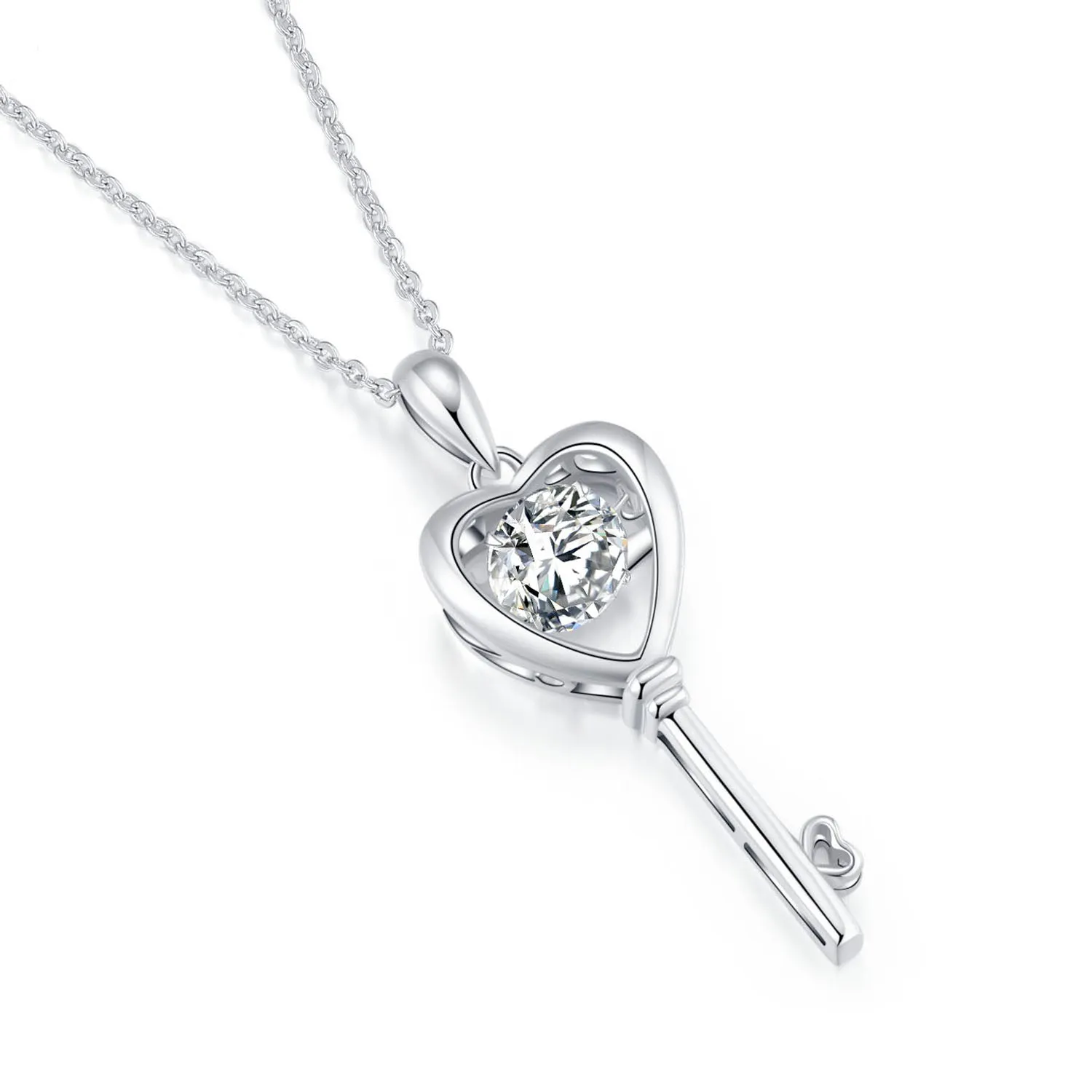 Lover's key smart necklace