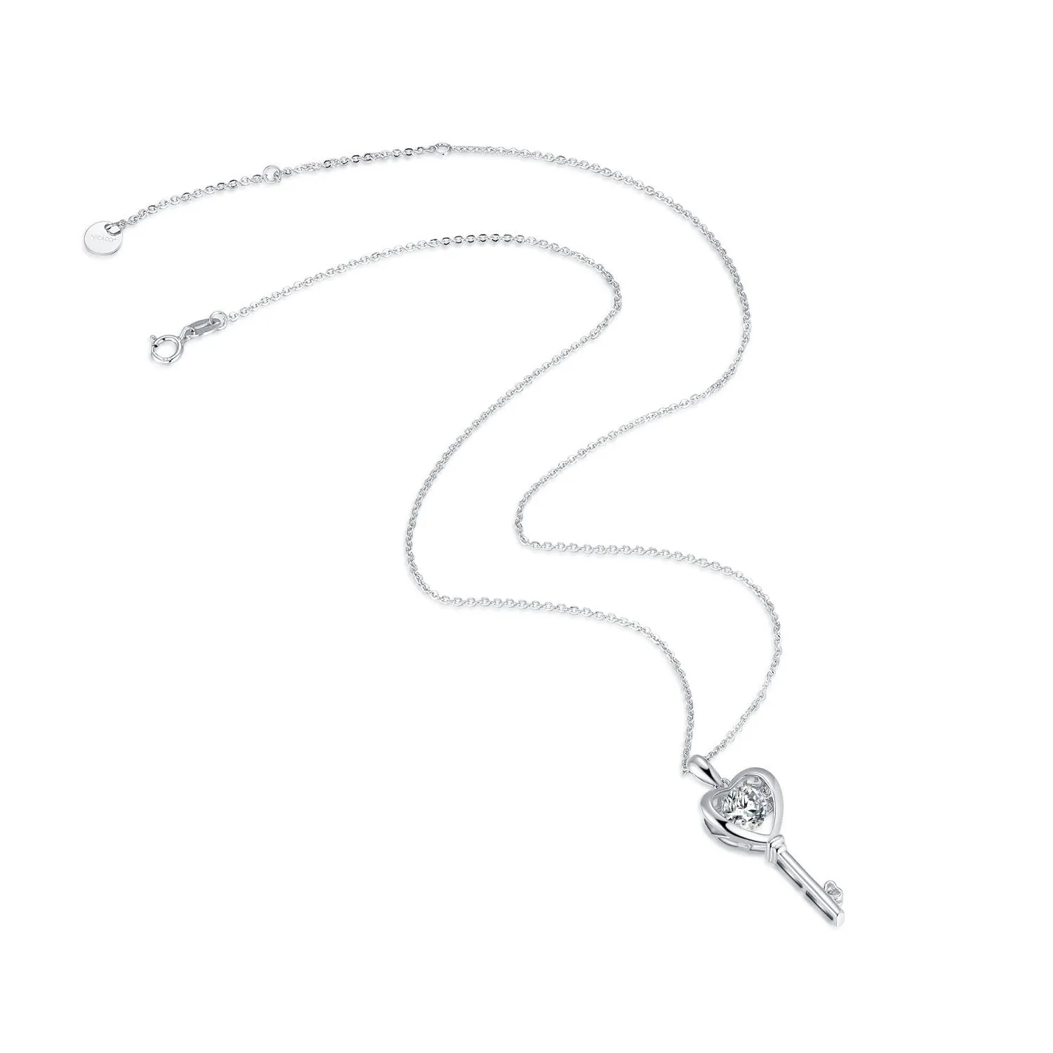 Lover's key smart necklace