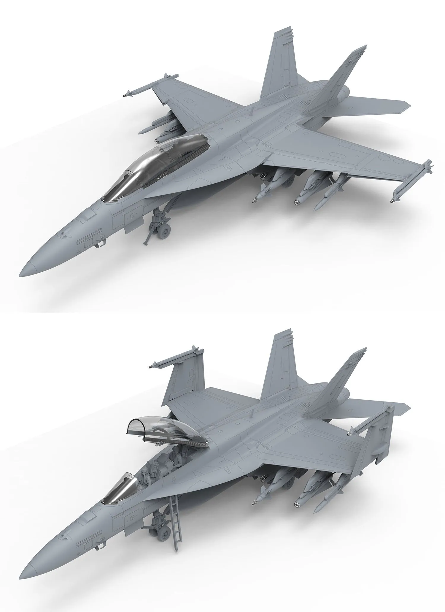 Meng LS-013 Boeing F/A-18F Super Hornet 1/48 Model Kit