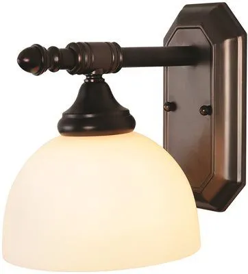 Monument Decorative Vanity Fixture Oil Rubbed Bronze 5-1/2 Inch  Uses (1) 60-Watt Incandescent Medium Base Lamp