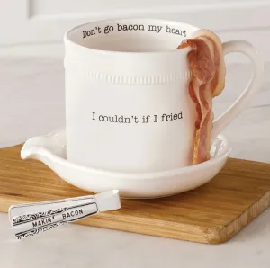 Mud Pie Microwave Bacon Cooker Set Set