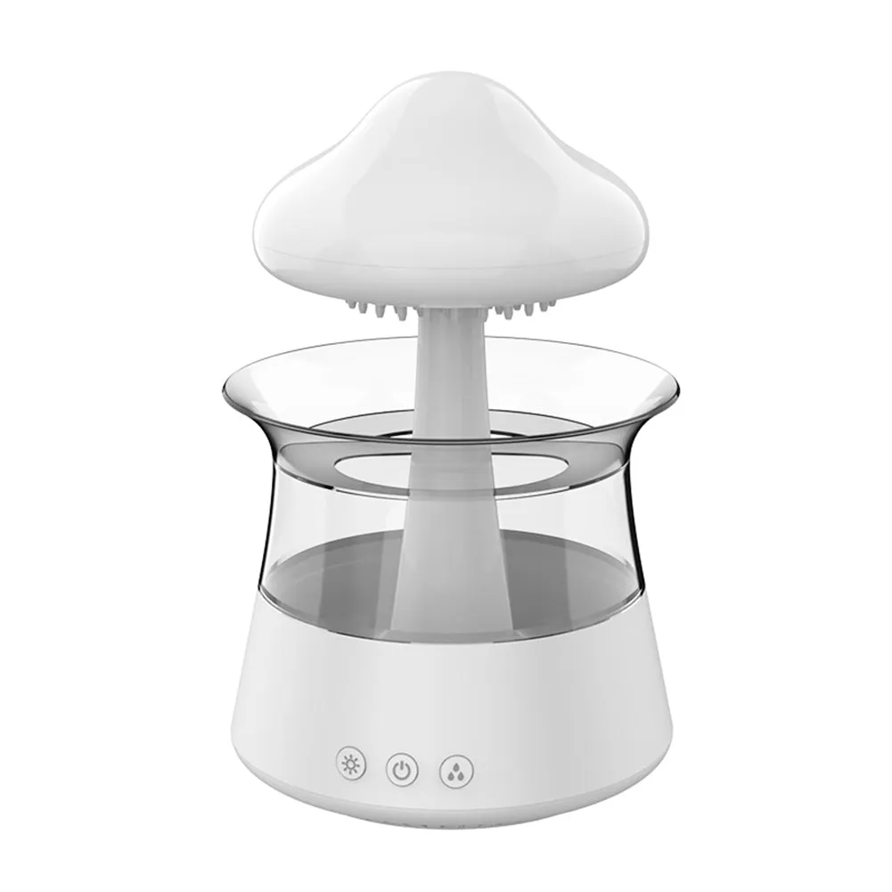 Mushroom Rain Cloud Air Humidifier - 7 Colour Changing Night Light