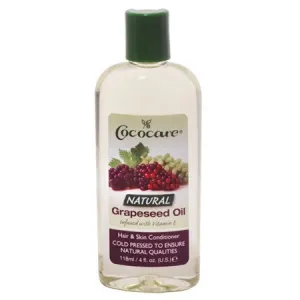 Natural Grapeseed Oil by Cococare 4 Fl. Oz.