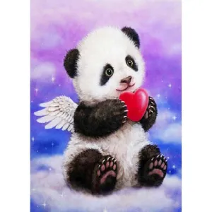 Panda - Full Diamond Painting - (Canvas 30*40cm/11.81*15.75in)