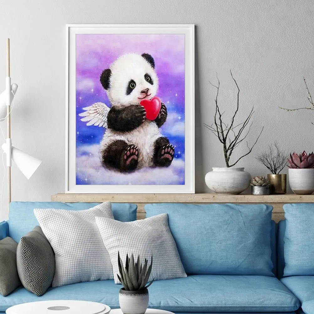 Panda - Full Diamond Painting - (Canvas 30*40cm/11.81*15.75in)