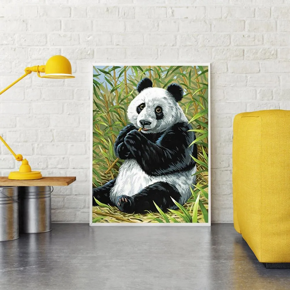 Panda - Full Diamond Painting - (Canvas 30*40cm/11.81*15.75in)