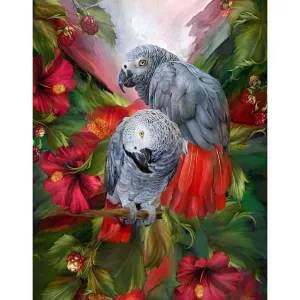 Parrots Birds DIY Full Drill Diamond Painting