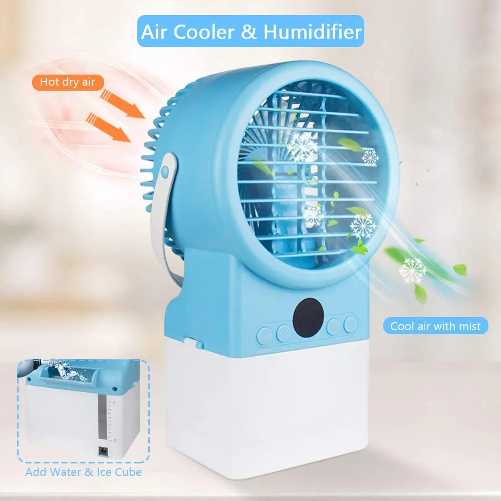 Personal Air Cooler Conditioner Mist Humidifier Fan