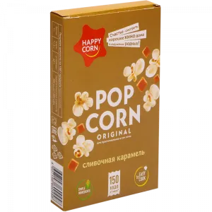 Popcorn "Happy Сorn" creamy caramel, 100g