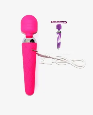 Rechargable Wand Massager Adult Toy With 10 Vibration Modes