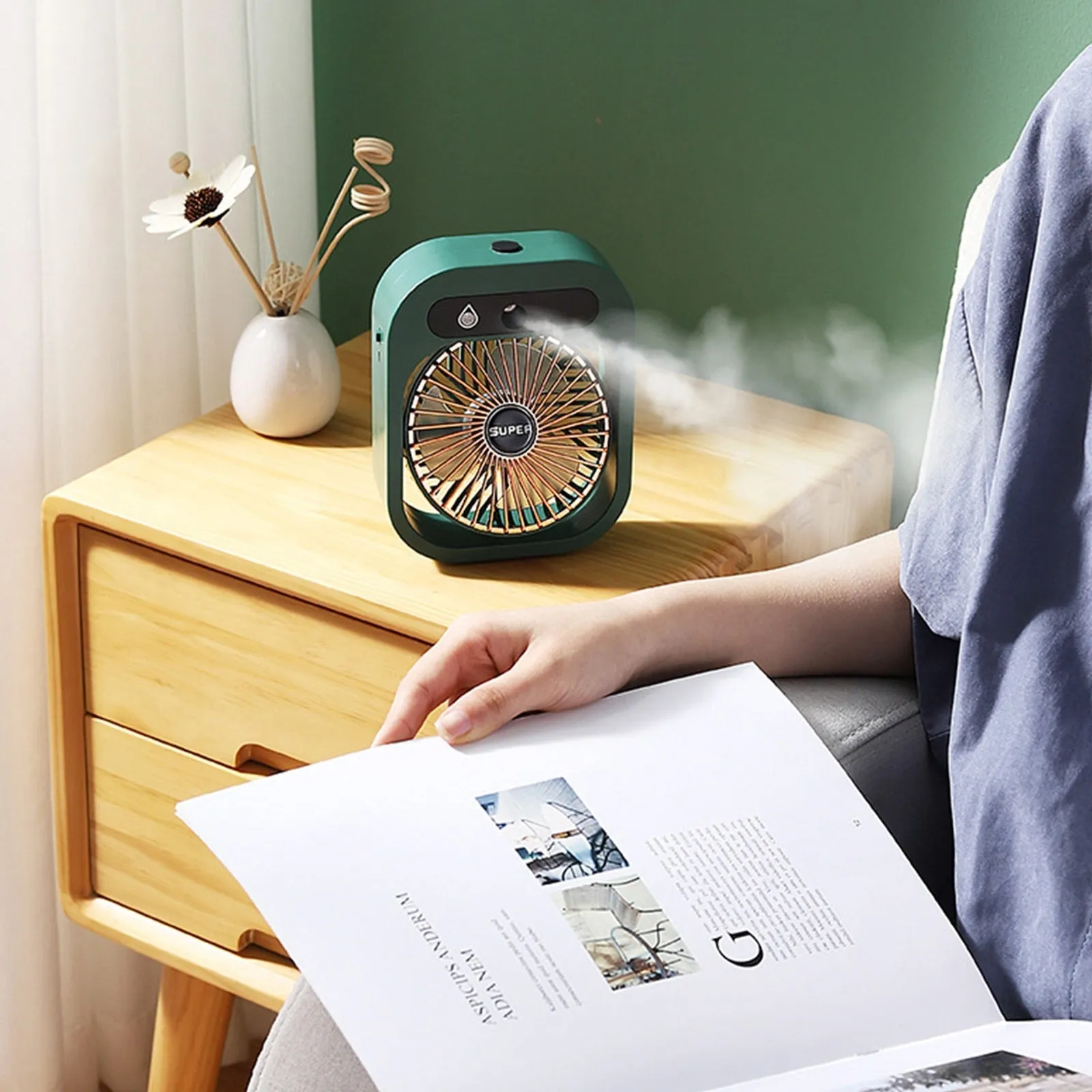 Rechargeable Desktop Air Cooling Fan