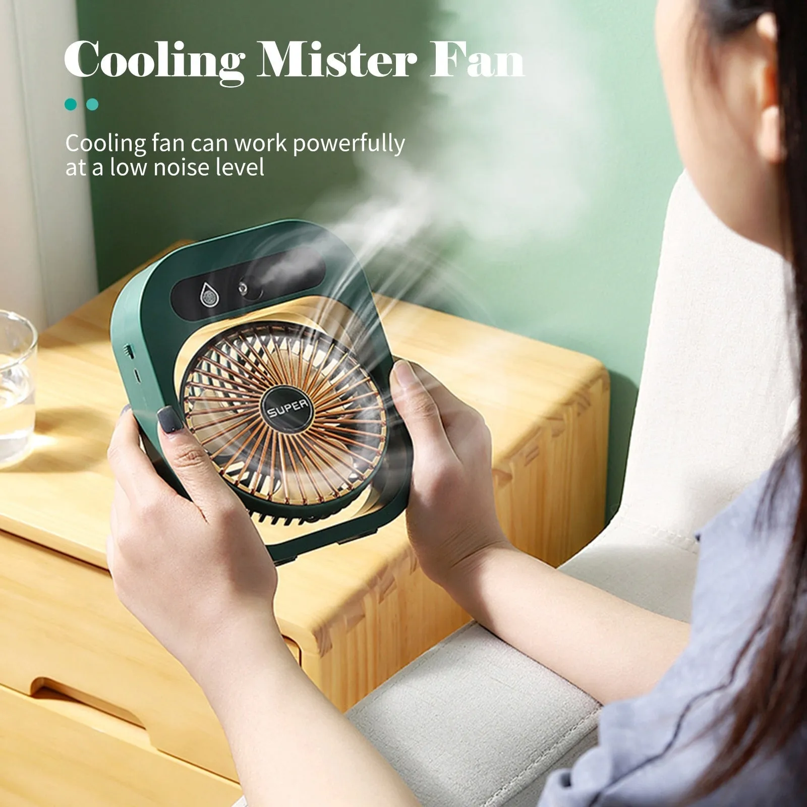 Rechargeable Desktop Air Cooling Fan