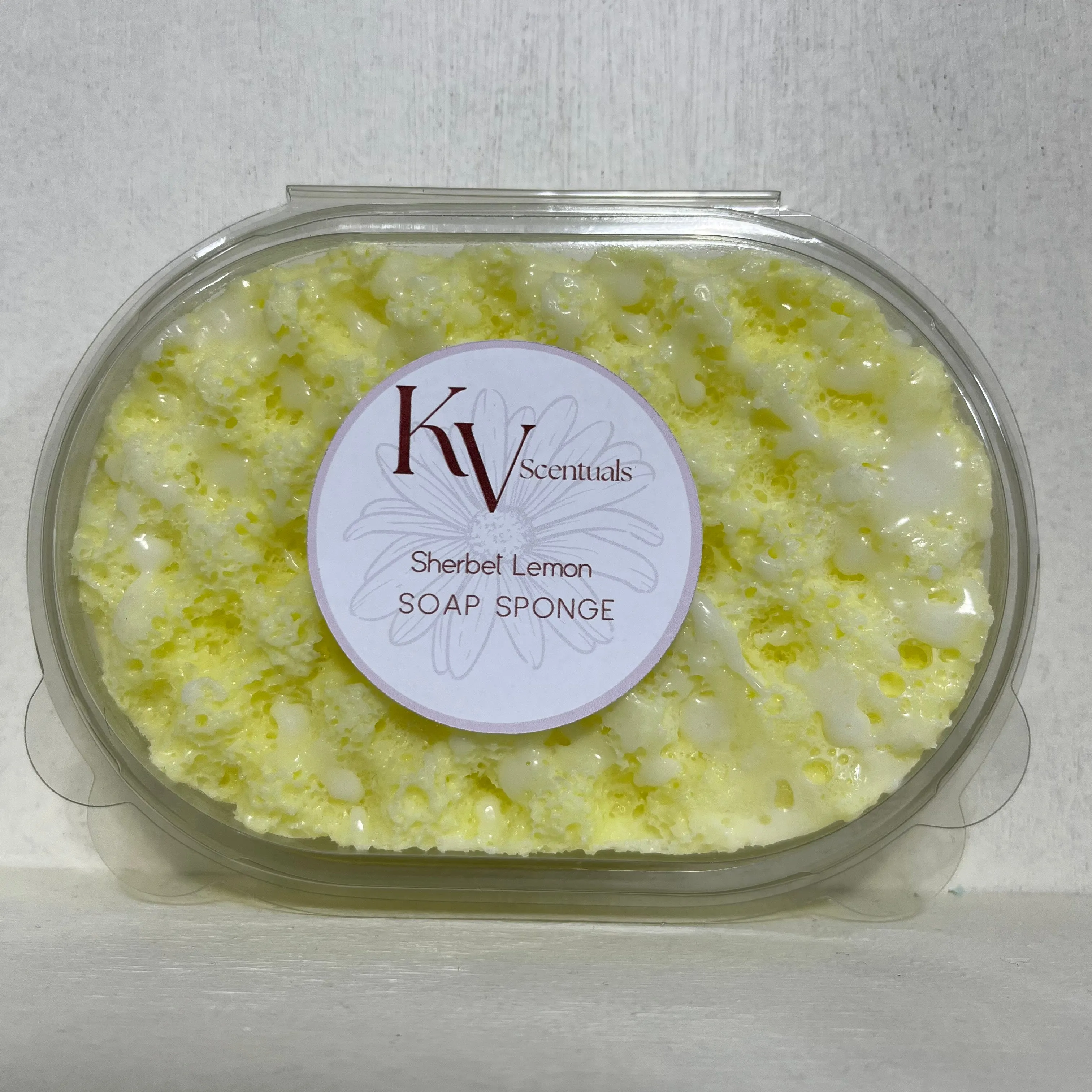 Sherbet Lemon Exfoliating Soap Sponge