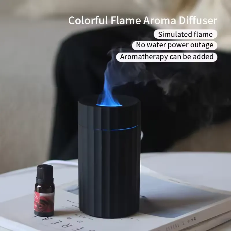 Simulated Flame Humidifier Home Aroma Diffuser