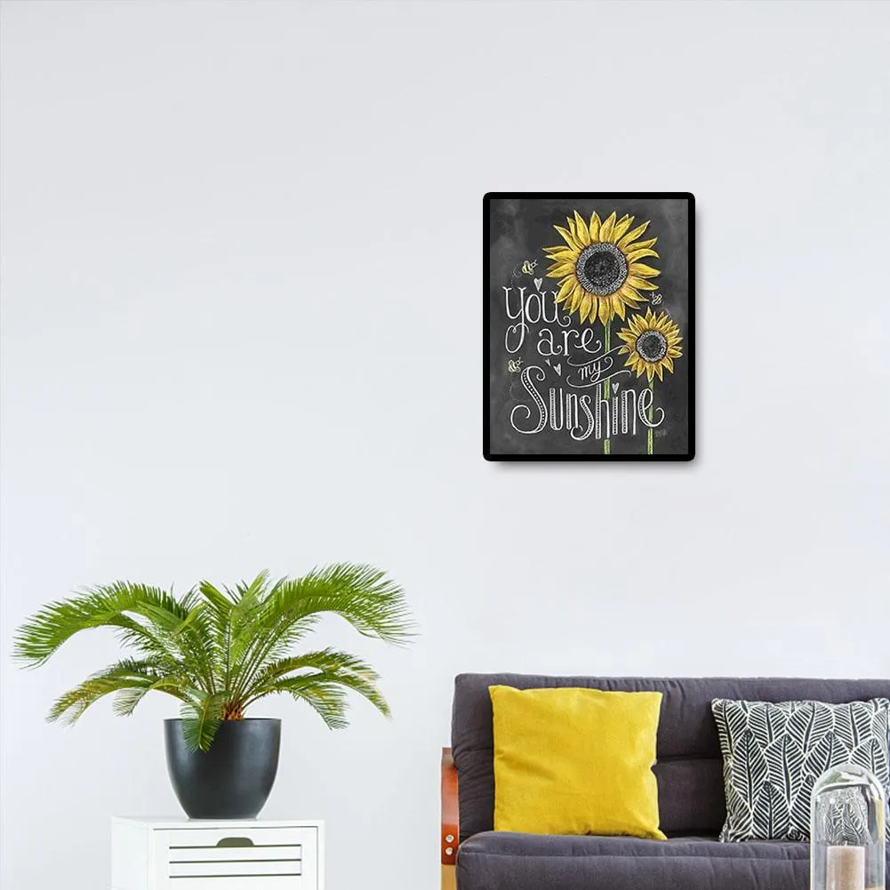 Sunflower - Full Square Diamond - 40x50CM