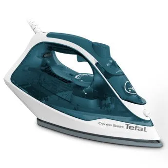 Tefal Fv2839 Dry & Steam Iron Cerilium Soleplate 2400 W Blue, White