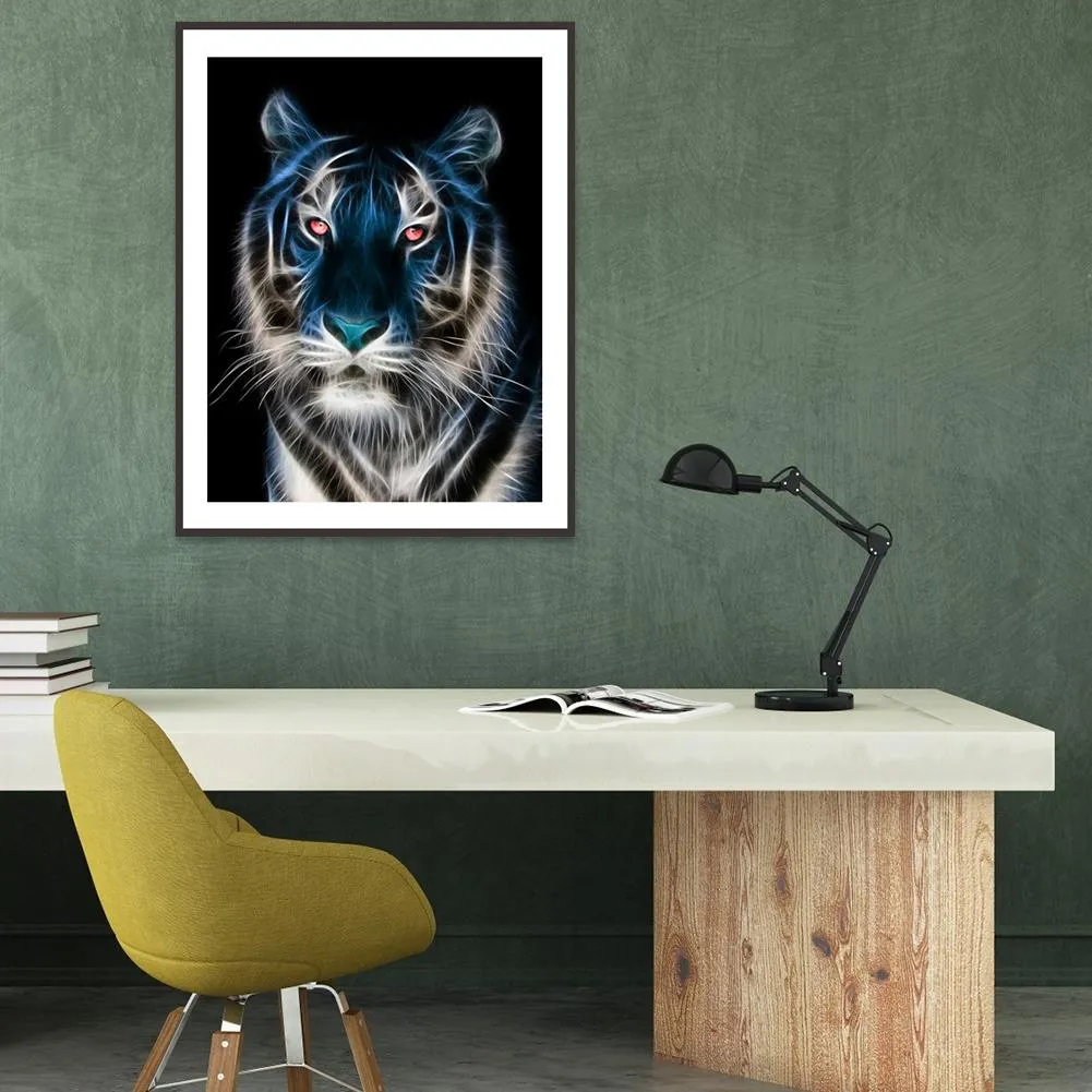 Tiger  - Full Round Diamond - 30x40CM